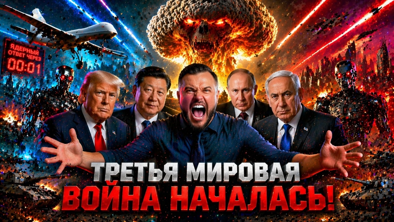 За всеми конфликами в мире стоит ИИ. Прощай человечество.